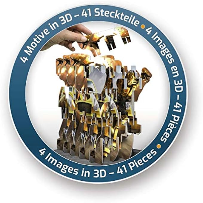 4S VISION TRANSFORMERS CATS SLOT FIT 3D PUZZLE - OPTIMUS PRIME AND BUMBLEBEE - Image 3